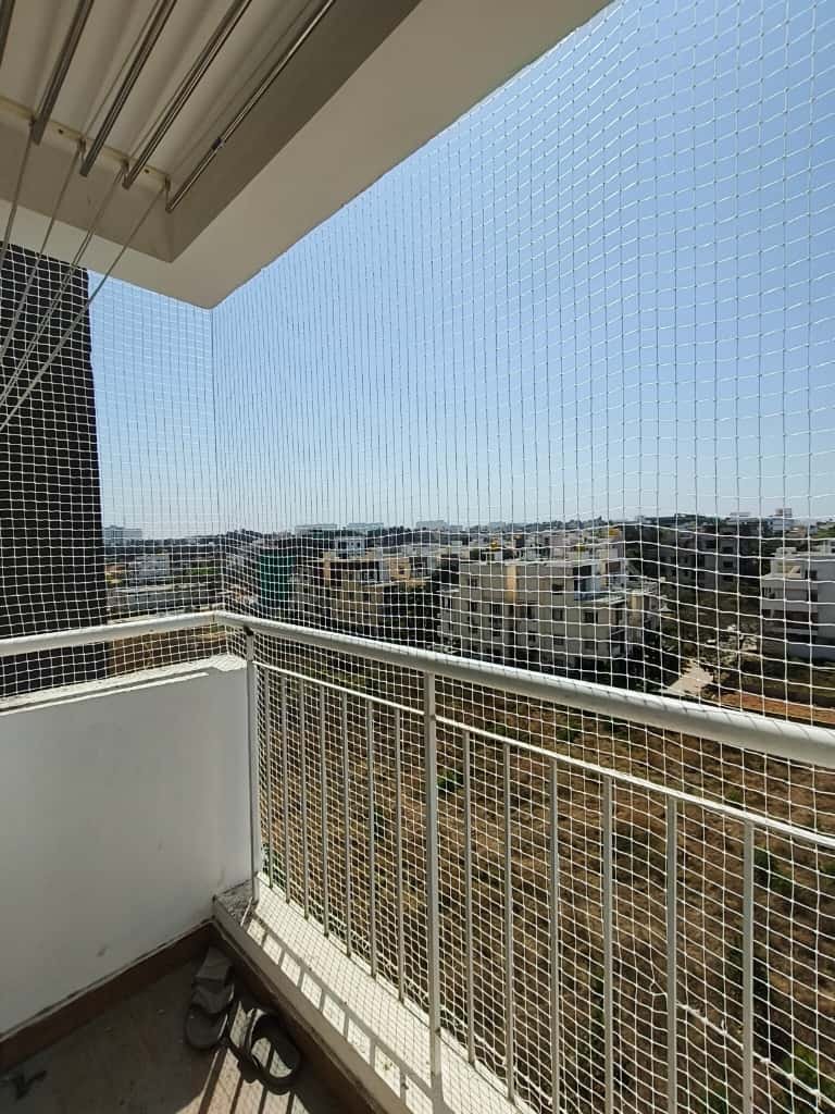 Anti Bird Nets Installed in Bangalore Flats