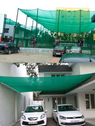 Car parking safety nets installation in Bangalore by Junia Safety Nets