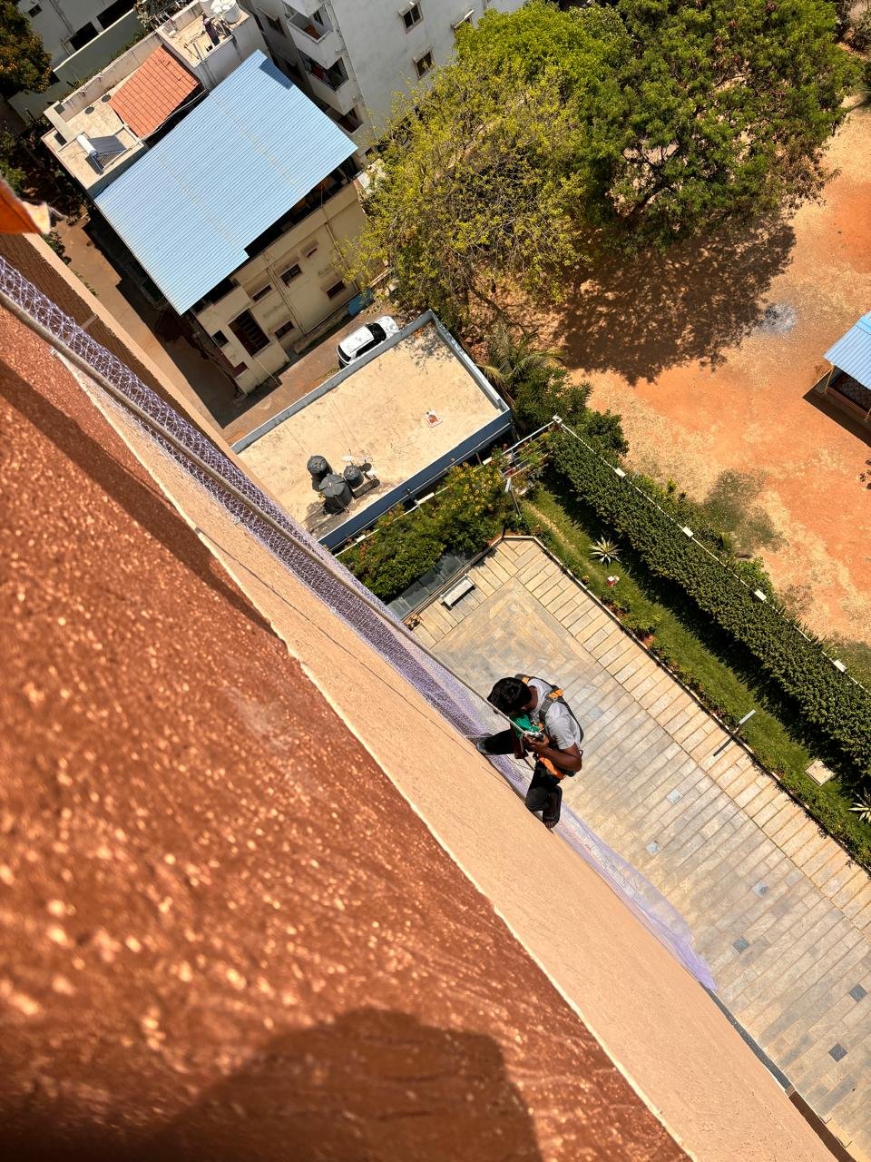 Duct area safety nets in Frazer Town Bangalore